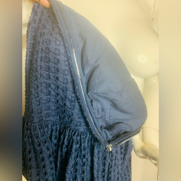 Old Navy Blue Eyelet Dress - Picture 7 of 7